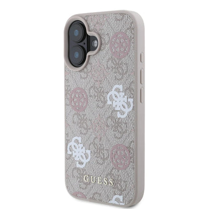 Guess iPhone 16 Backcover hoesje Magsafe - Peony on 4G - Roze