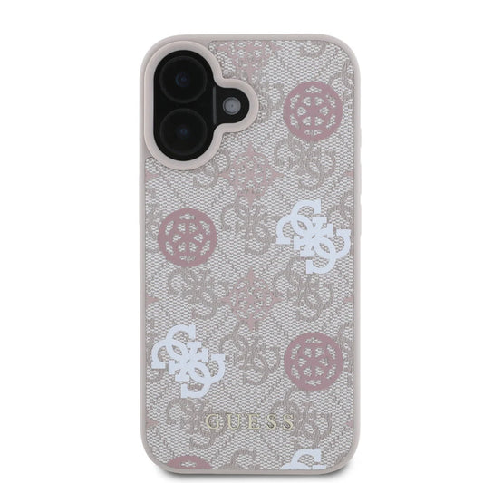 Guess iPhone 16 Backcover hoesje Magsafe - Peony on 4G - Roze